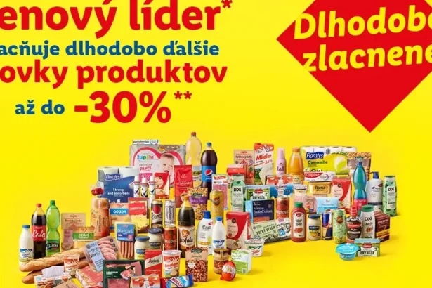 Lidl dlhodobo znižuje ceny stoviek produktov