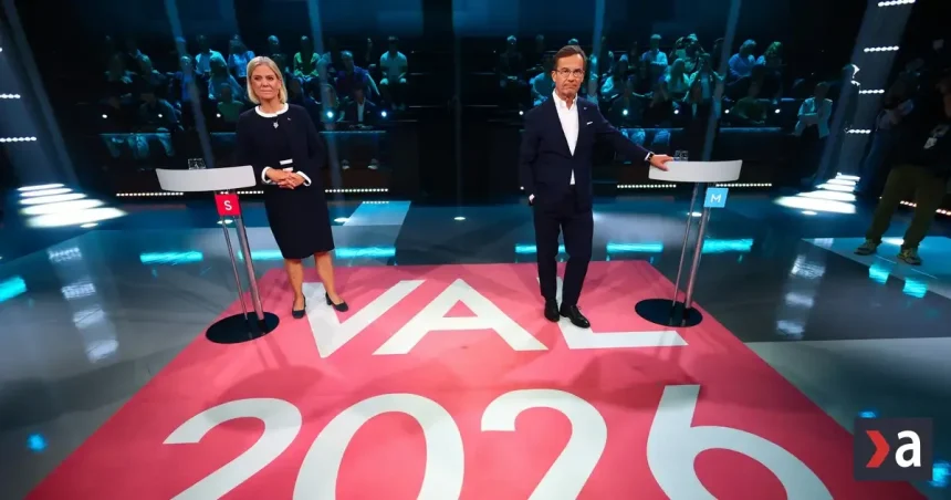 Vo Švédsku sú parlamentné voľby: Výsledok bude tesný, Kristersson súperí s predchodkyňou