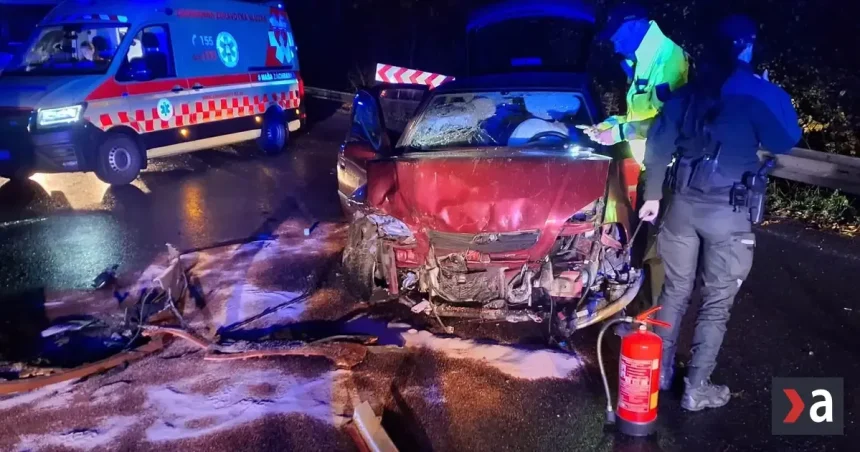 Štyria zranení pri dopravnej nehode na Orave, zasahovali hasiči